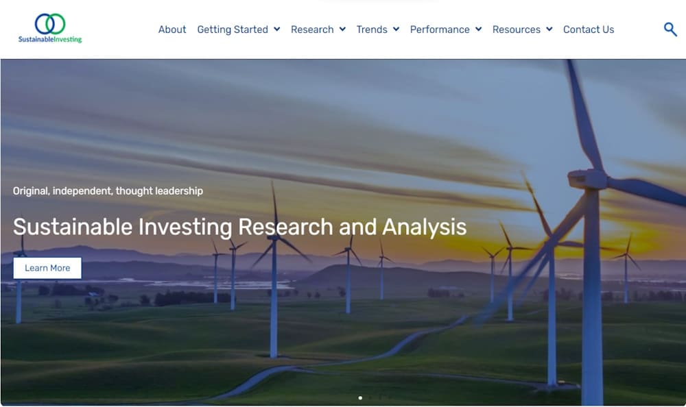 Sustainable Investing Research and Analysis